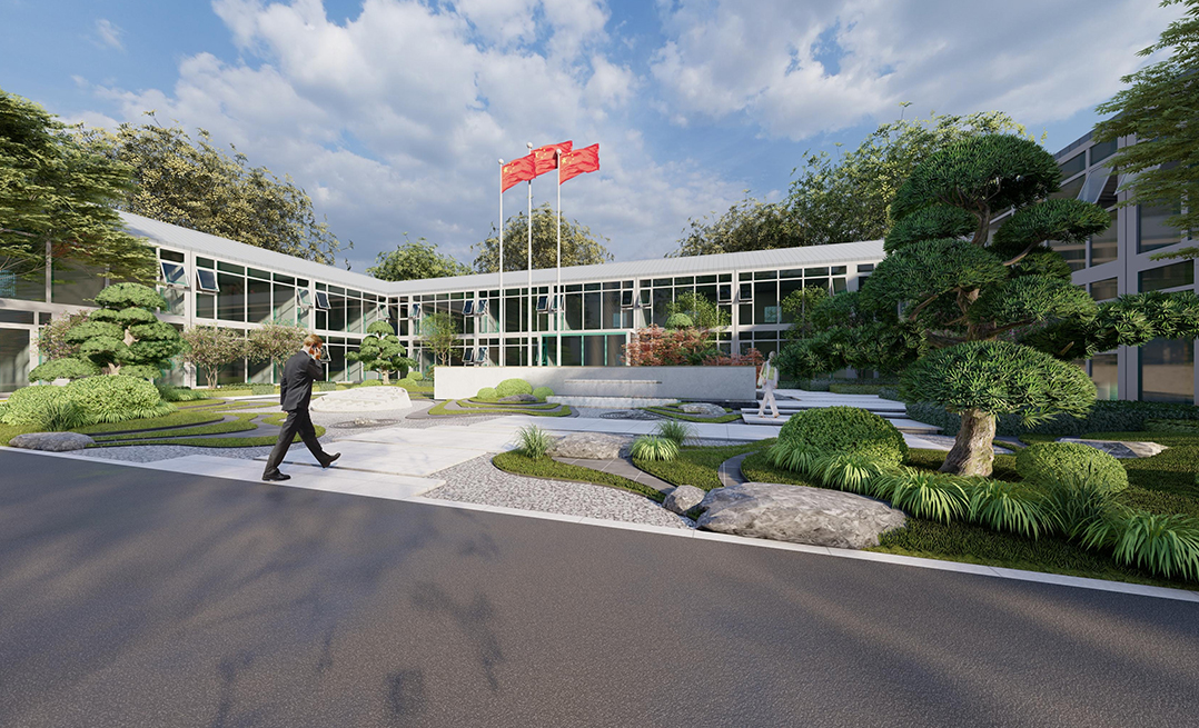 北京京唐高鐵中鐵十四局項(xiàng)目部景觀設(shè)計(jì)