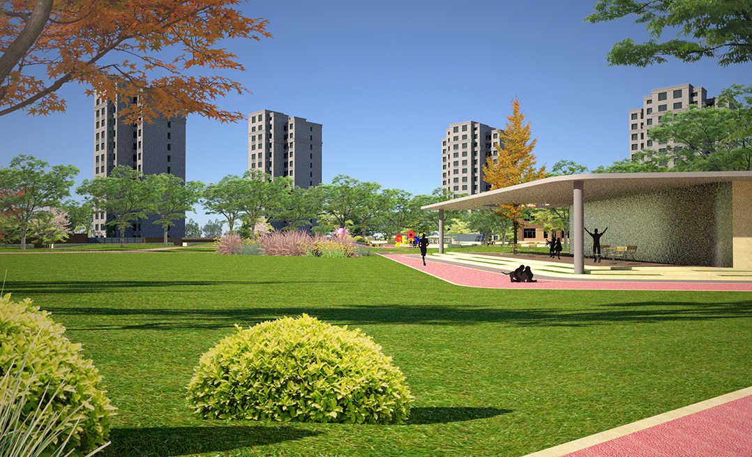 后沙峪中鐵諾德花園景觀設(shè)計(jì)