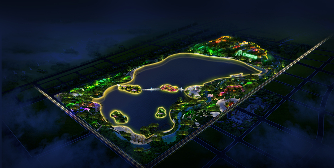 聊城金牛湖景觀亮化工程