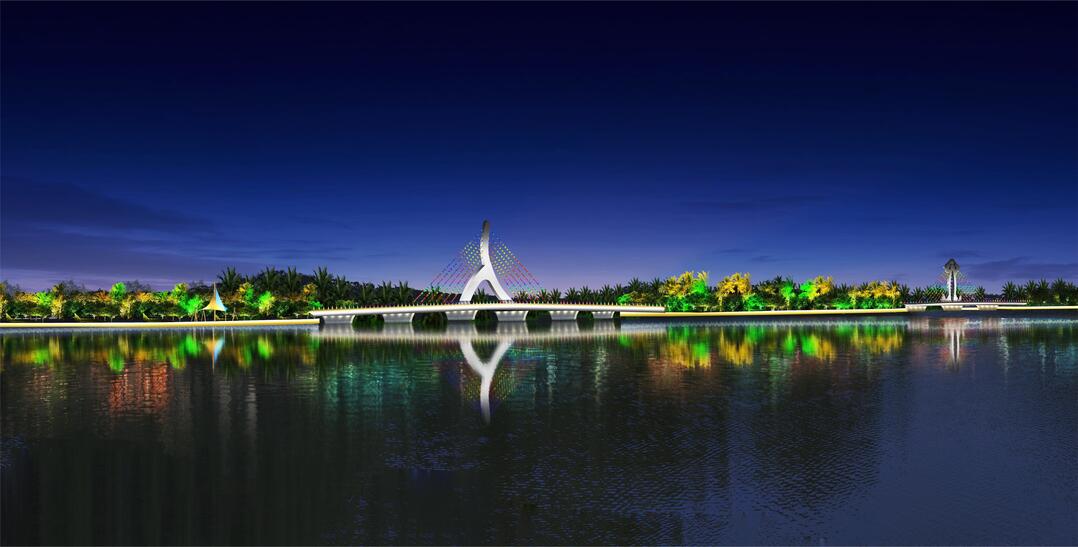 聊城金牛湖景觀亮化工程